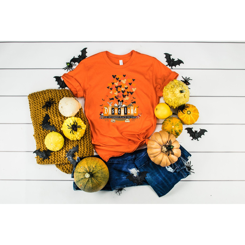 Disneyland The Spookiest Place On Earth Shirt, Disney Halloween Shirt, Halloween Pumpkin Shirt, Disneyland Shirt, Disney World Shirt - 4.jpg