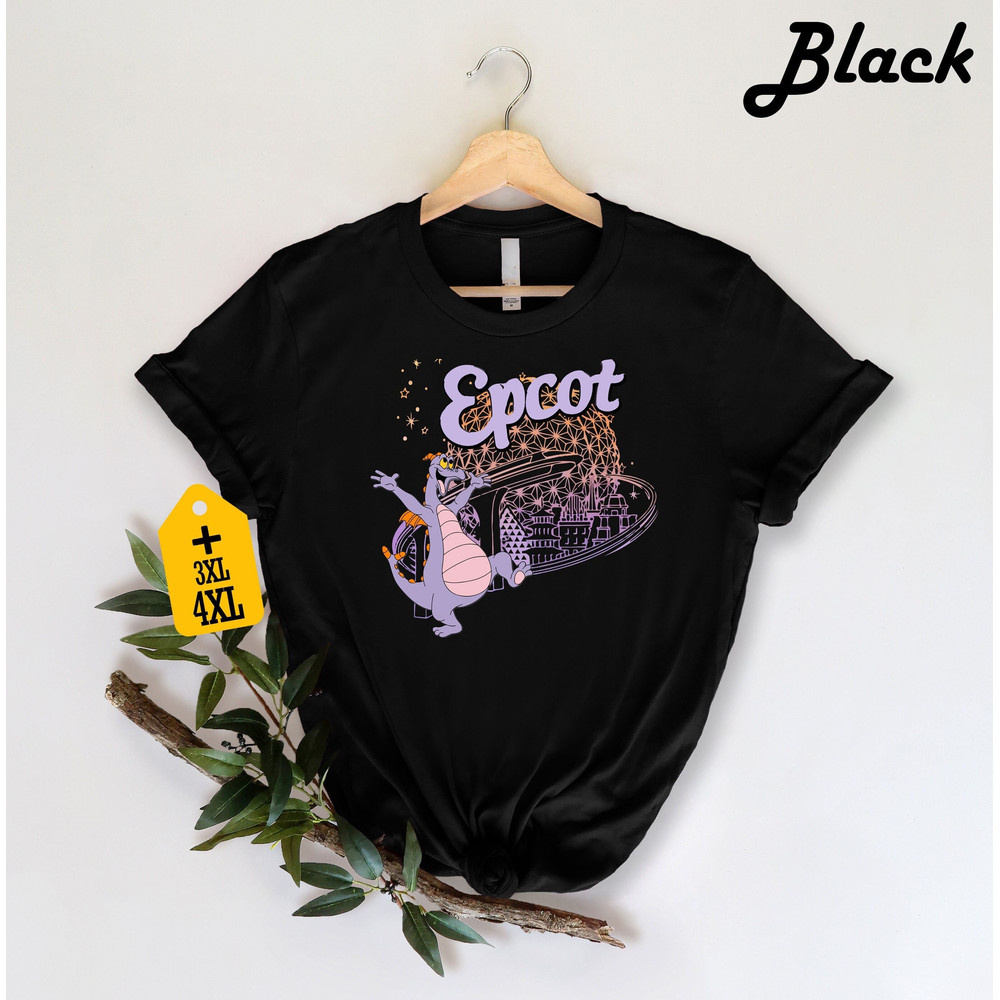 Epcot Figment Shirt Purple Dragon Walt Disney Theme Park Disney World Disneyland Tshirt Gift For Disney Mickey Mouse Lover For Epcot Lover - 1.jpg