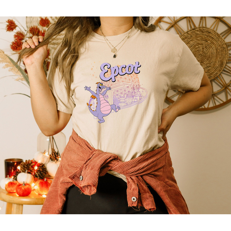 Epcot Figment Shirt Purple Dragon Walt Disney Theme Park Disney World Disneyland Tshirt Gift For Disney Mickey Mouse Lover For Epcot Lover - 3.jpg