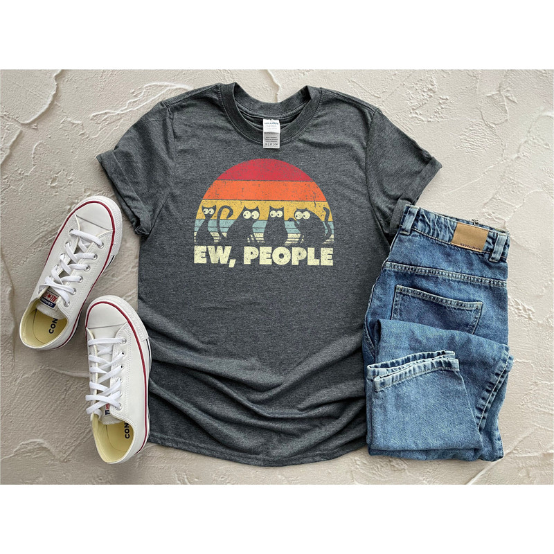 Ew People Shirt, Cat Lady Shirt, Sarcasm Shirt, Womens Funny Shirt, Antisocial Shirt, Workout T-shirt, Awkward Shirt, Introvert Tee - 1.jpg