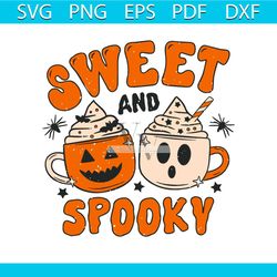sweet and spooky svg halloween pumpkin svg digital files