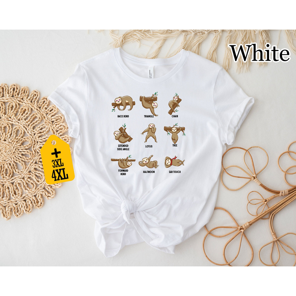 Funny Sloth Shirt, Cute Sloth Shirt, Animal Shirt, Animal Lover Shirt, Lazy Animal Shirt, Gift For Animal Lover, Funny Shirt - 3.jpg