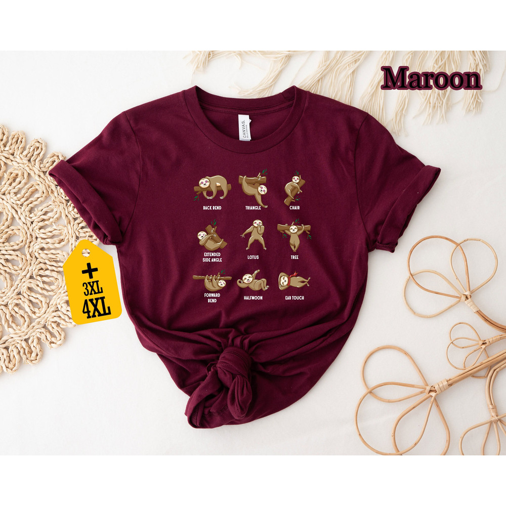 Funny Sloth Shirt, Cute Sloth Shirt, Animal Shirt, Animal Lover Shirt, Lazy Animal Shirt, Gift For Animal Lover, Funny Shirt - 5.jpg