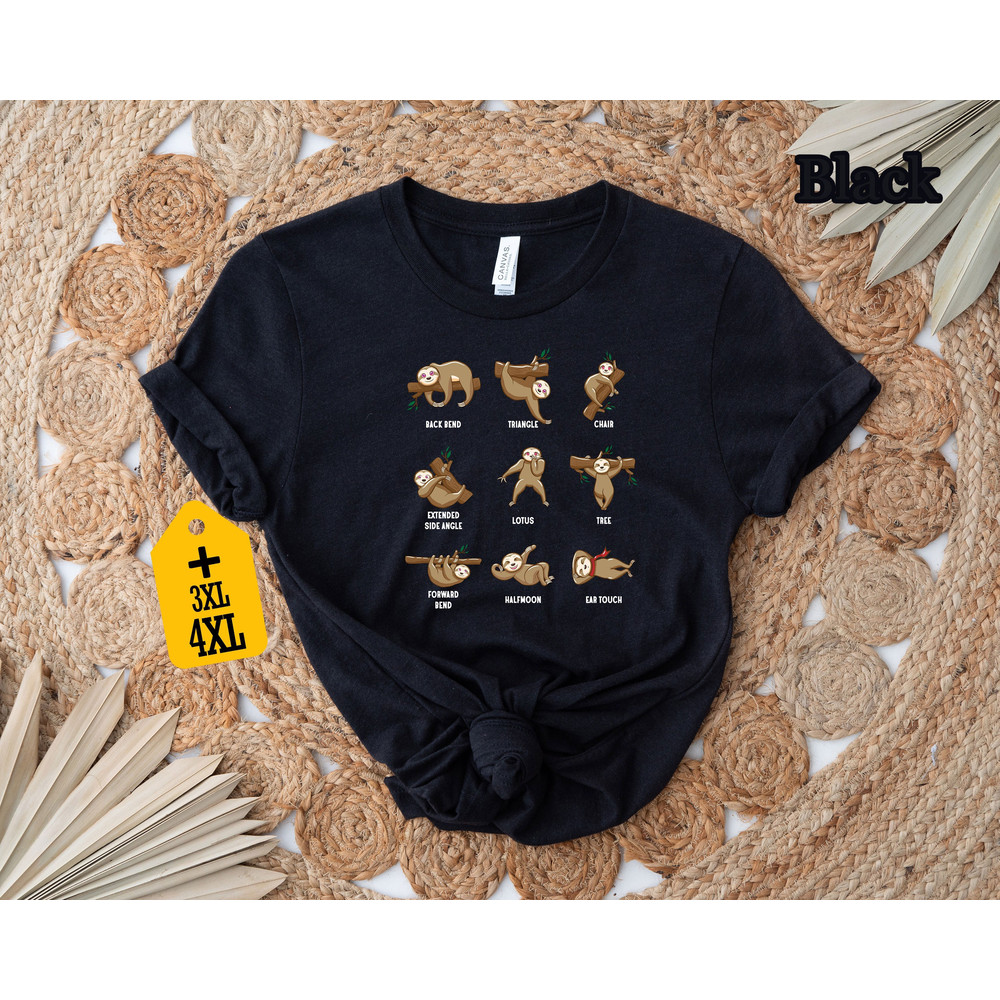 Funny Sloth Shirt, Cute Sloth Shirt, Animal Shirt, Animal Lover Shirt, Lazy Animal Shirt, Gift For Animal Lover, Funny Shirt - 8.jpg