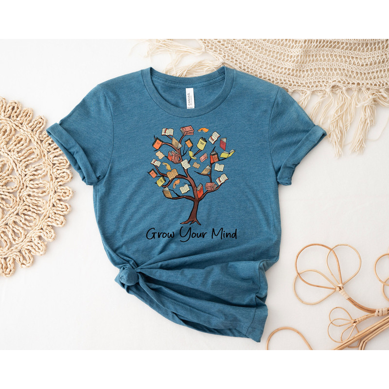 Grow Your Mind Shirt, Book Shirt, Library Shirt, Librarian Shirt, Book Lover Shirt, Bookworm Shirt, Gift For Book Lover, Book Tee - 4.jpg