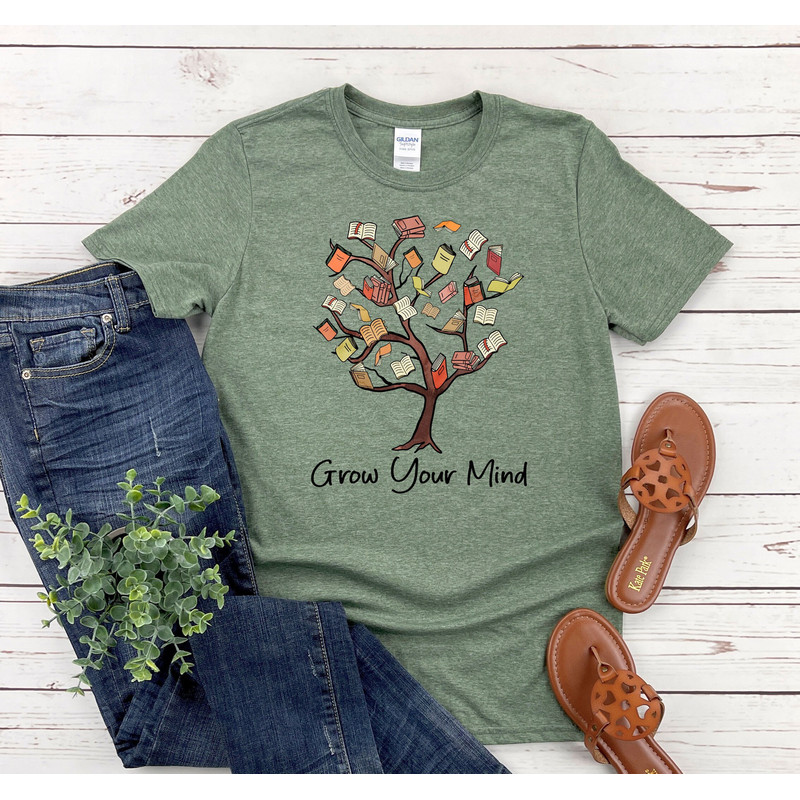Grow Your Mind Shirt, Book Shirt, Library Shirt, Librarian Shirt, Book Lover Shirt, Bookworm Shirt, Gift For Book Lover, Book Tee - 5.jpg