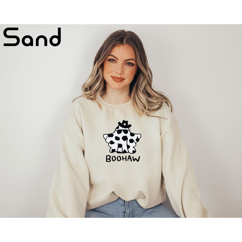 Halloween Boo Haw Shirt, Halloween Sweatshirt, Retro Halloween Shirt, Vintage Halloween Sweater, Halloween Party Gift, Western Sweat - 8.jpg