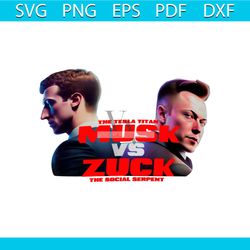 musk and zuck boxing match png sublimation download