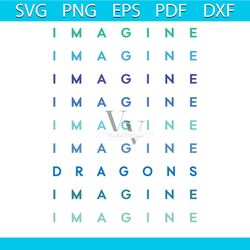 vintage imagine dragons font lightning thunder svg file