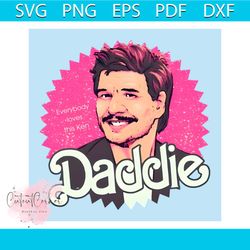 daddie pedro pascal barbie stamp meme png download