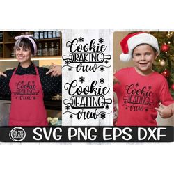 Both Designs -baking Gift Svg, Cookie Baking Crew Svg, Cooking Eating Crew Svg, Christmas Cookies Svg, Baking Svg, Cooki