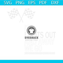 lights out away we go formula one racing svg digital file