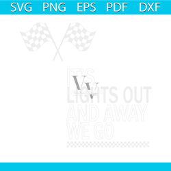 lights out away we go formula one racing svg digital file
