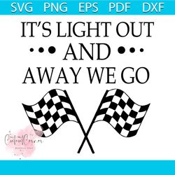 lights out and away we go formula 1 svg digital cricut file