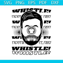 funny whistle ted lasso svg tv series svg digital cricut file