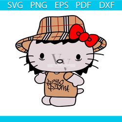 cute peso pluma svg hello kitty svg graphic design file