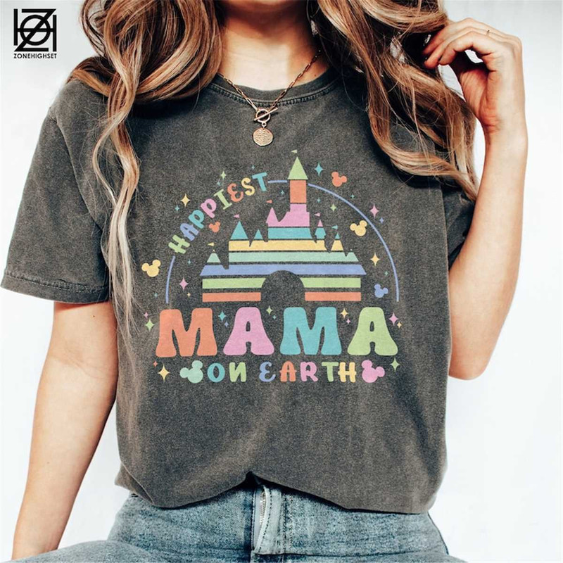MR148202382955happiestmamaonearthcomfortcolorsshirtmomshirtdisneypepperjpg