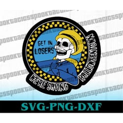 layered benny svg, halloween town svg, skeleton taxi driver svg, cab driver svg, spooky season svg, skeleton driver svg,