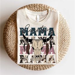 country mama png, western cowboy png, western png, retro png, cow skull png, cowhide print png, sublimation designs, dig