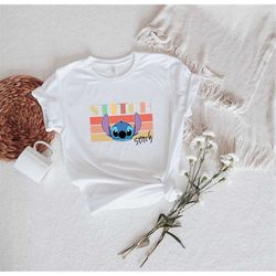 vintage stitch shirt, retro stitch shirt, stitch gift shirt, disneyland shirt, disney world shirt, disney vacation shirt