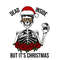Dead inside but its christmas Mom Skull Skeleton leopard .jpg