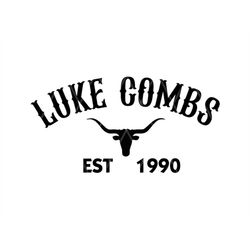 retro country western bundle svg, combs png, luke combs digital file, combs bullskull retro png, combs vintage png, digi