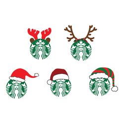 Chirstmas Svg For Starbucks Reusable Bundle Christmas, Christmas, Christmas Svg, Christmas Svg Files