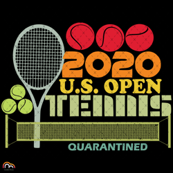 2020 us open tennis quarantined svg, sport svg, tennis svg, 2020 svg, quarantined svg, 2020 tennis svg, tennis quarantin
