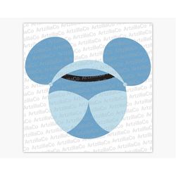 cinderella mickey mouse ears digital download svg
