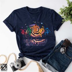 guardians of the galaxy squad shirt, retro guardians of the galaxy vol.3 shirt, disney group shirt, marvel shirt, rocke