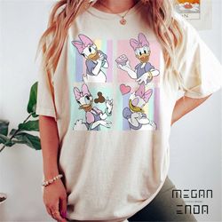retro daisy duck shirt, vintage disney daisy shirt, daisy duck trip shirt, disneyland daisy duck shirt, disney girl trip