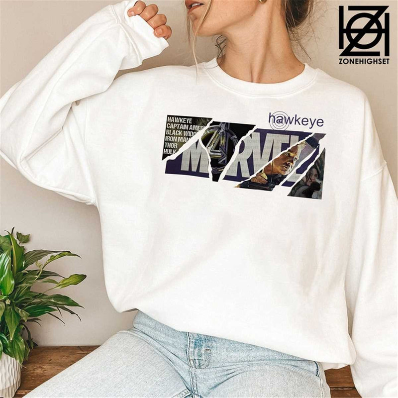 MR148202311333marvelhawkeyesweatshirtshawkeyeshirtmarvelssweatshirtwhitejpg