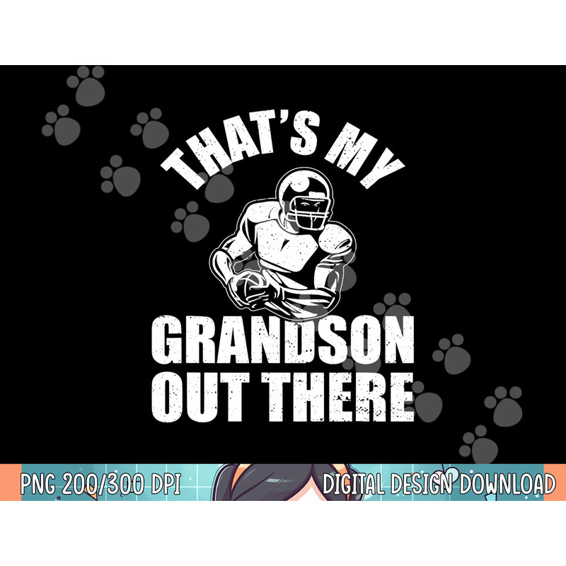 That s My Grandson Out There Football Shirt Grandpa Grandma png, sublimation.jpg