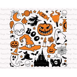 Mouse Halloween Doodle SVG, Happy Halloween Svg, Ghost Svg, Spooky Vibes Svg, Halloween Snacks Svg, Trick Or Treat Svg,
