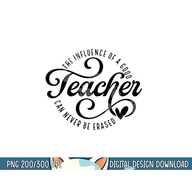The Influence Of A Good Teacher Can Never Be Erased 100 days png, sublimation copy.jpg