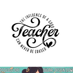 the influence of a good teacher can never be erased 100 days  png, sublimation copy