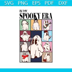 cute in my spooky era svg halloween era svg cutting file