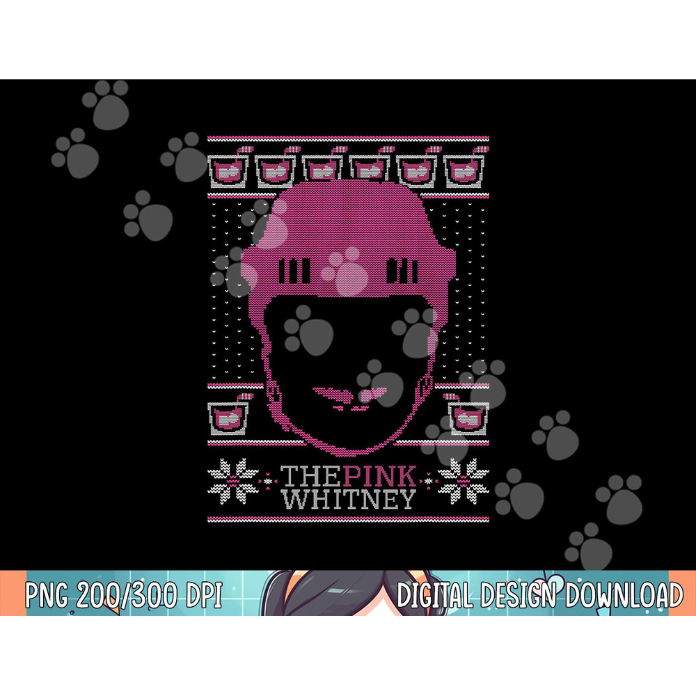 The Pink Whitney Ugly Christmas Sweater Party Hockey png, sublimation.jpg