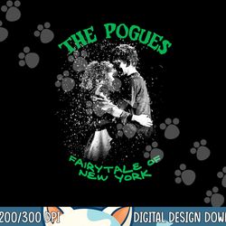 the pogues official fairy tale in new york christmas  png, sublimation