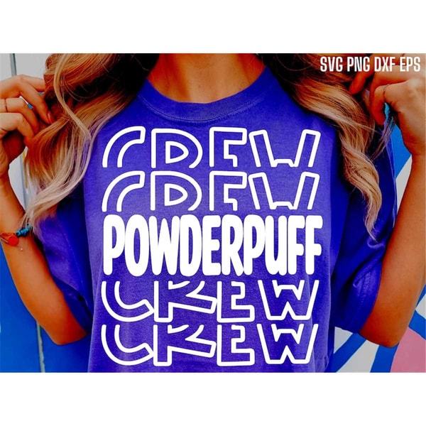 Powderpuff Crew Svg, Powderpuff Team Pngs, Girls Football Ts | Inspire ...