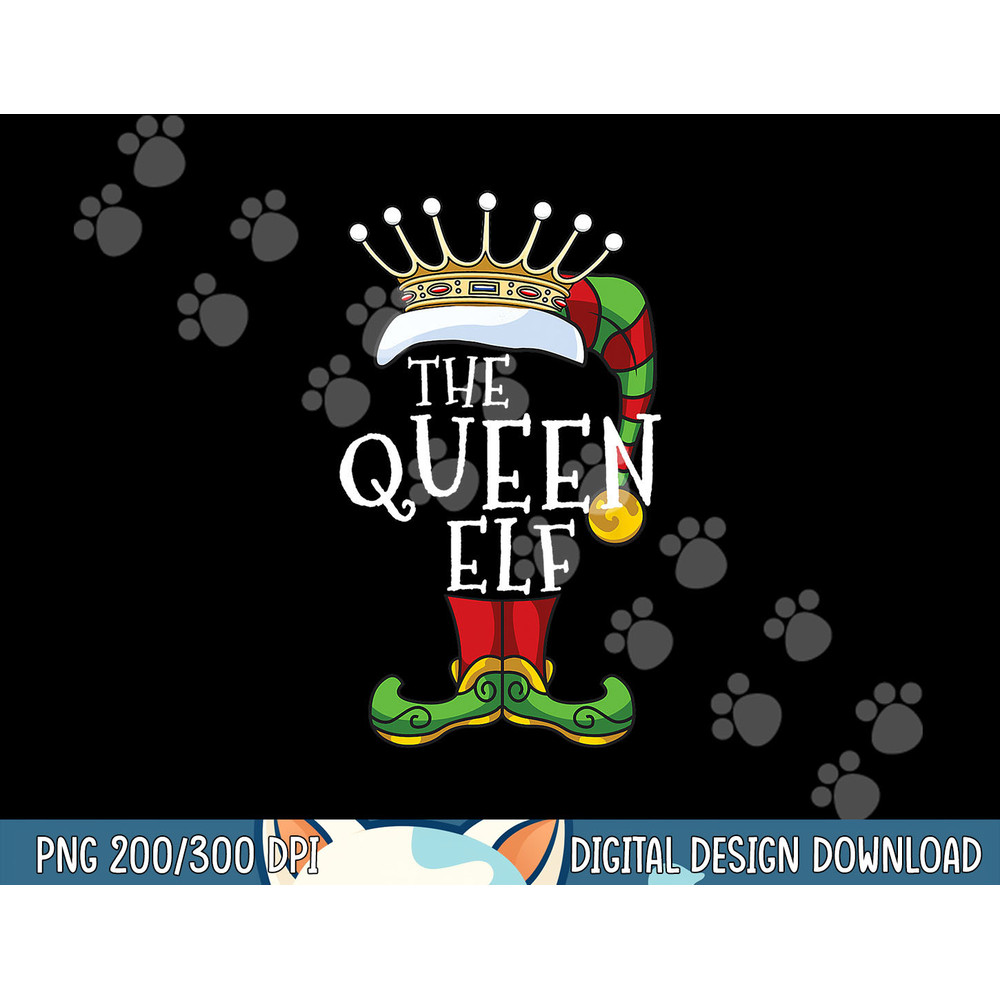 The Queen Elf Family Matching Christmas Group Funny png, sublimation.jpg