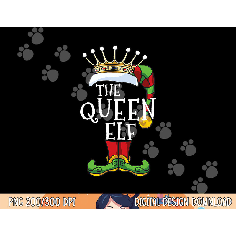 The Queen Elf Family Matching Christmas Group Funny png,sublimation copy.jpg