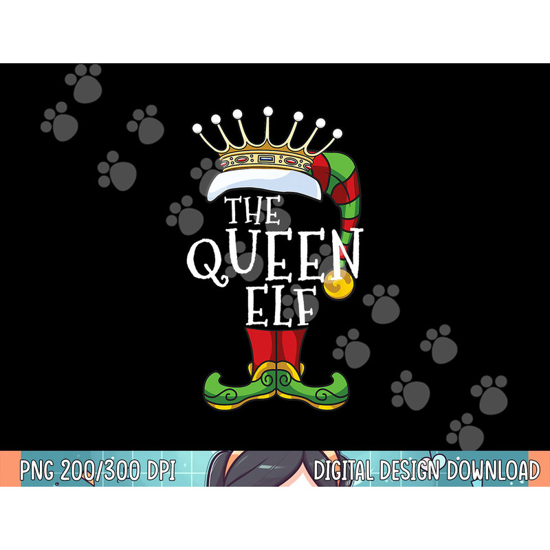 The Queen Elf Family Matching Christmas Group Funny png, sublimation.jpg