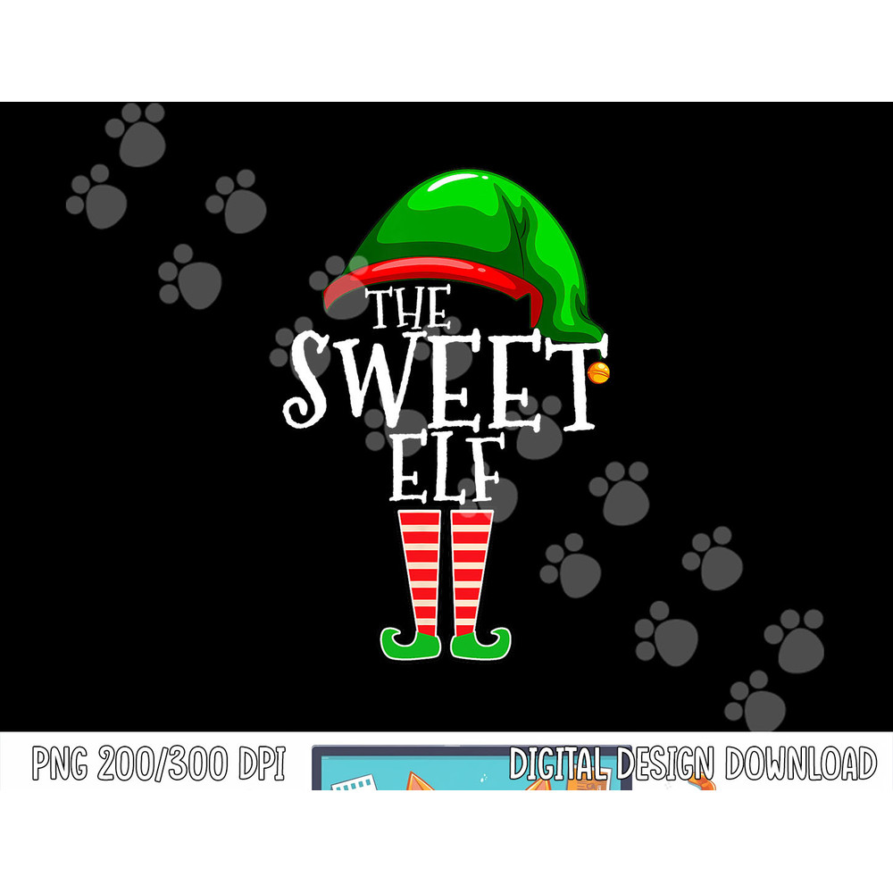 The Sweet Elf Family Matching Group Christmas Gift Funny png, sublimation copy.jpg