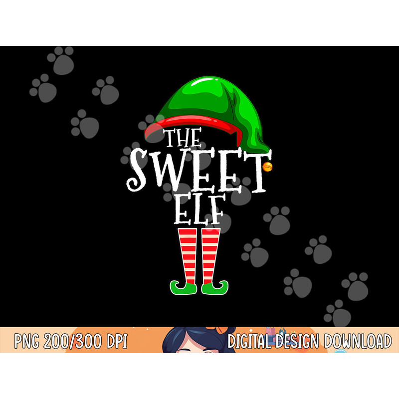 The Sweet Elf Family Matching Group Christmas Gift Funny png,sublimation copy.jpg