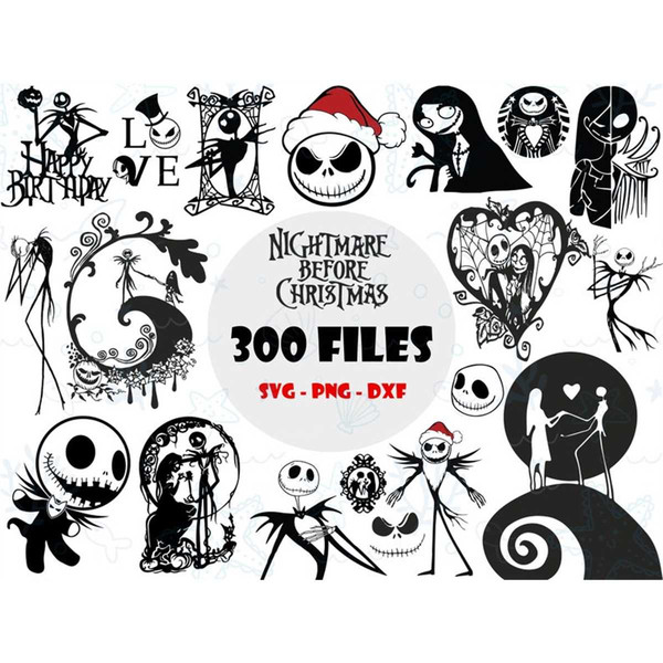 Nightmare Before Christmas SVG Jack and Sally SVG Jack Ske Inspire Nightmare Before Christmas SVG Jack and Sally SVG Jack Ske Inspire