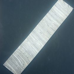 13" damascus steel hand forged billet for knife making , twist damascus billet