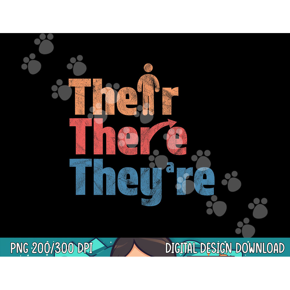 Their There They re Funny English Teacher Gramma Police  png, sublimation copy.jpg