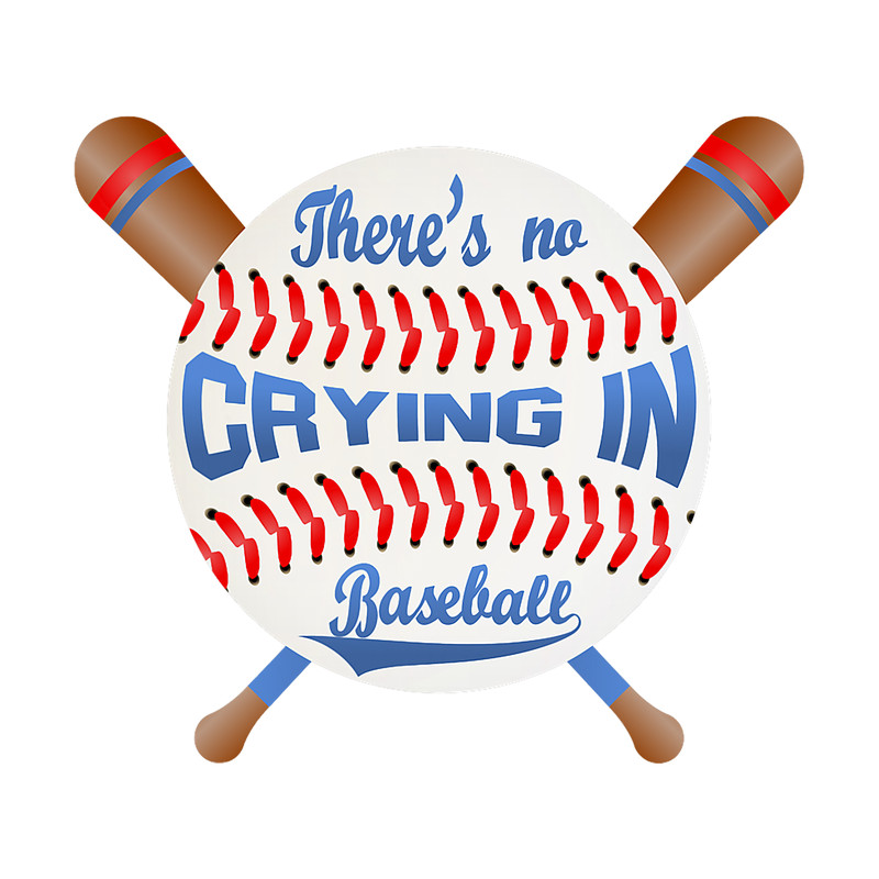 There s no crying in baseball pink tee t shirt.png