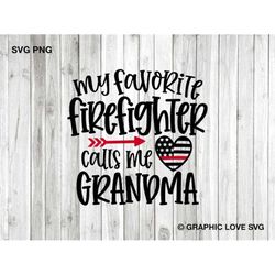 Firefighter Grandma Svg, Gift For Grandma Svg, Firefighter Grandma Png, Firefighter Grandma Gift Svg, Firefighter Grandm